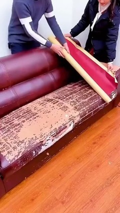 Self Adhesive Leather Patch Cuttable Sofa Repairing 广告素材