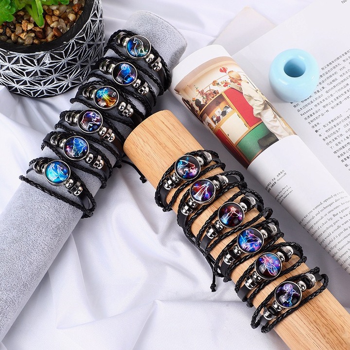 🌍 Spirit Zodiac Signs Luminous Bracelet (Your Path to Cosmic Success)🌌 广告素材