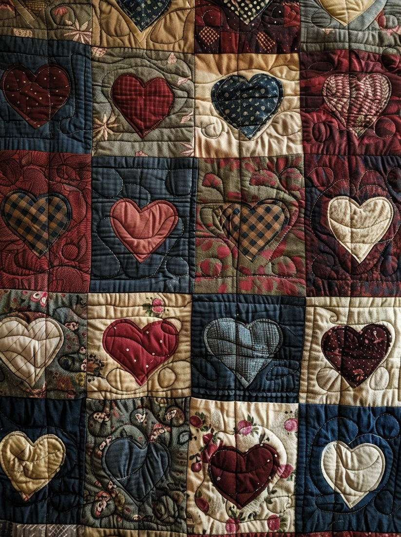 Heart TAI020324131 Quilt Blanket 广告素材