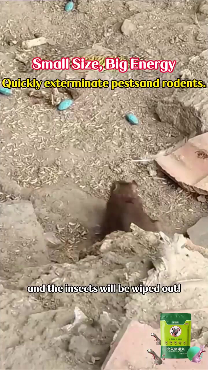 [One pellet lasts for one year!]Rodent and insect repellent sphere 广告素材