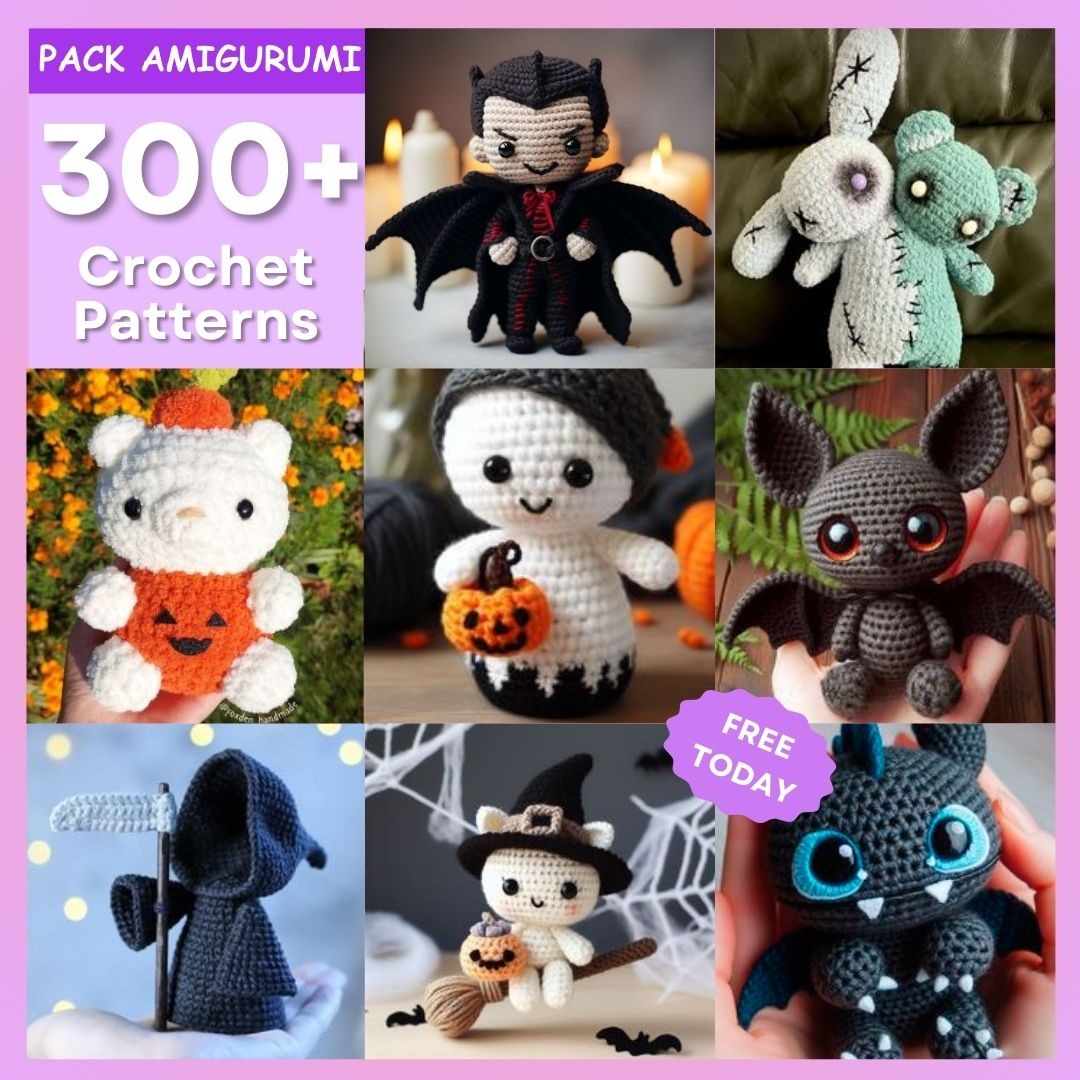 Amigurumi Halloween Crochet Patterns (Free Today) ad creative