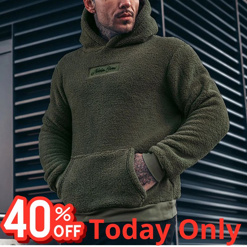 Fleece Hoodie ad creative