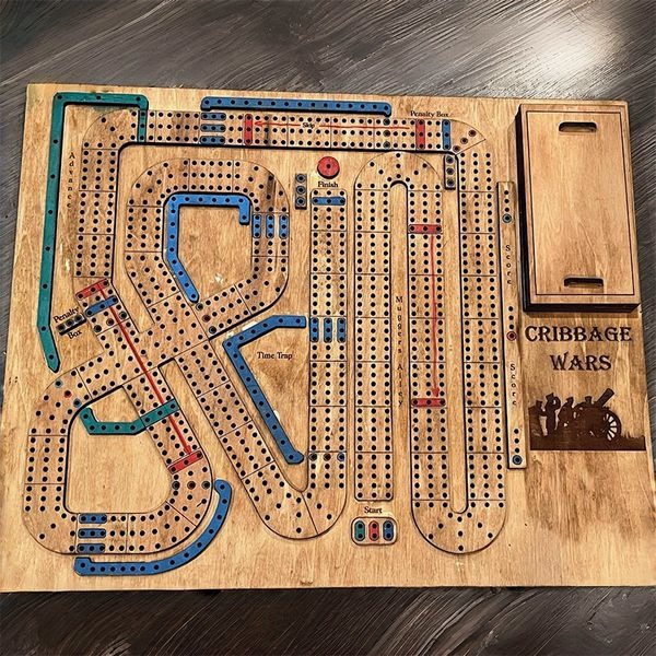 🔥LAST DAY 49% OFF - Cribbage War Game(Large Size 15 Inch) ad creative