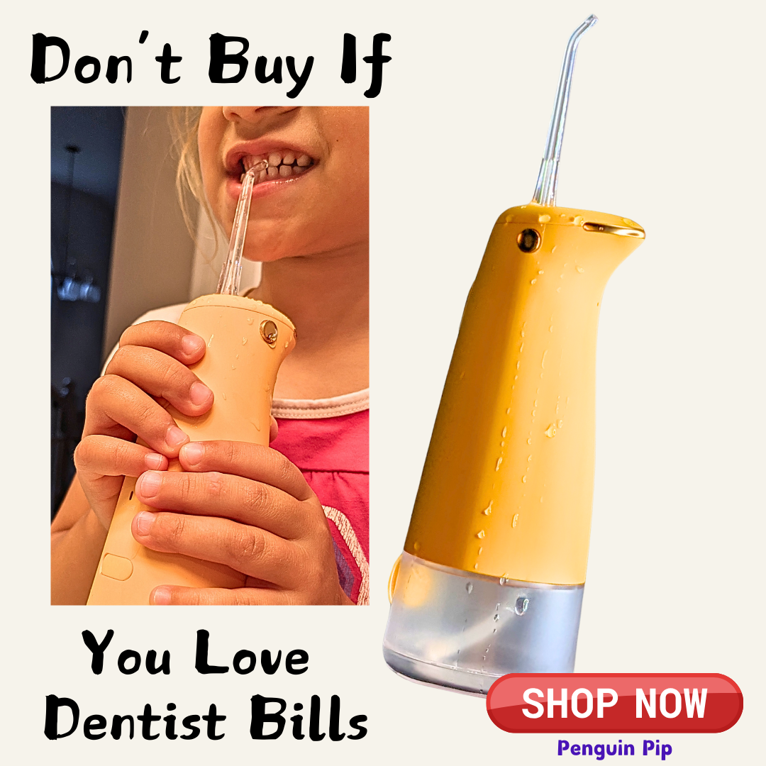 Penguin Pip Kids' Water Flosser ad creative