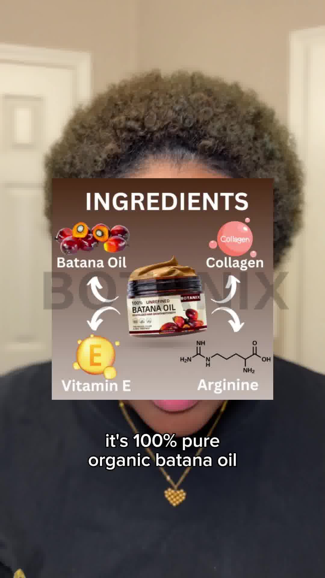 Batana Natural Hair Growth Oil ad creative