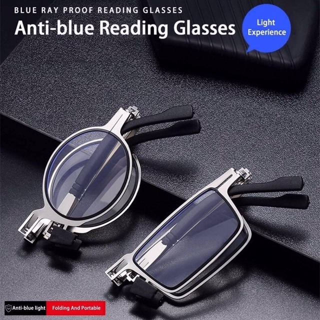 Screwless Ultra Light Folding Glasses ad creative
