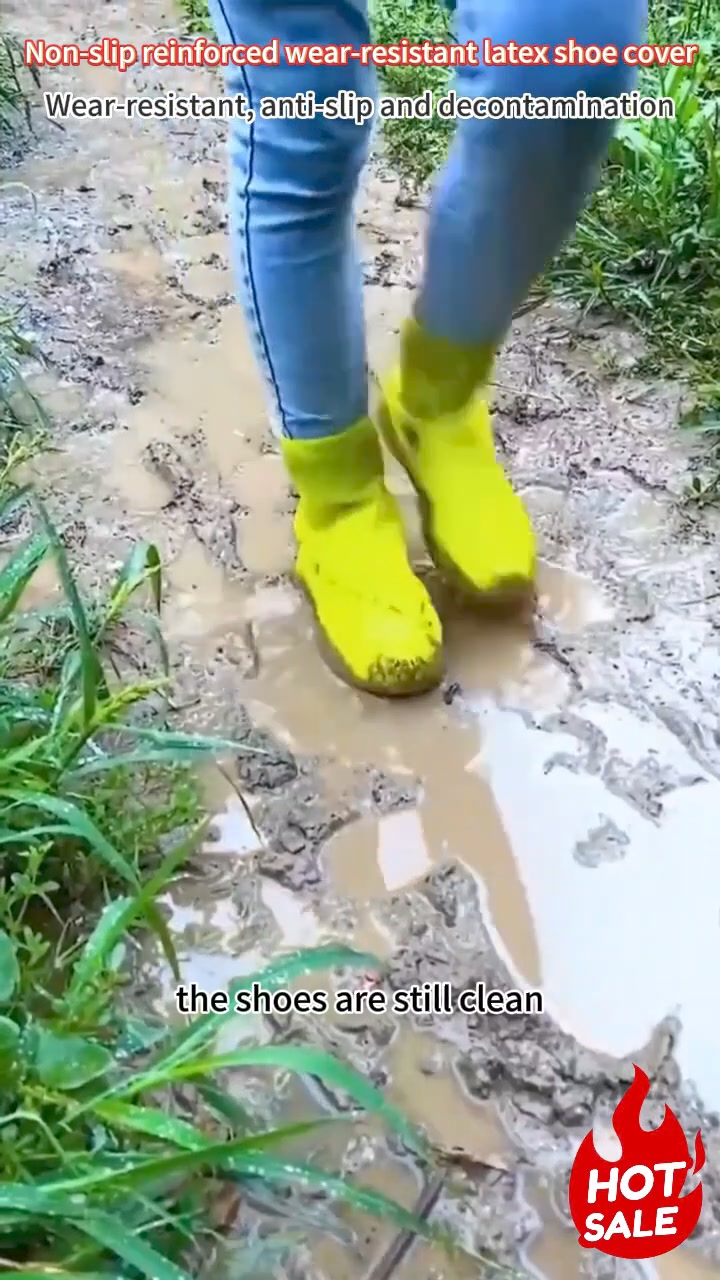 Waterproof Rain Shoe Cover 广告素材