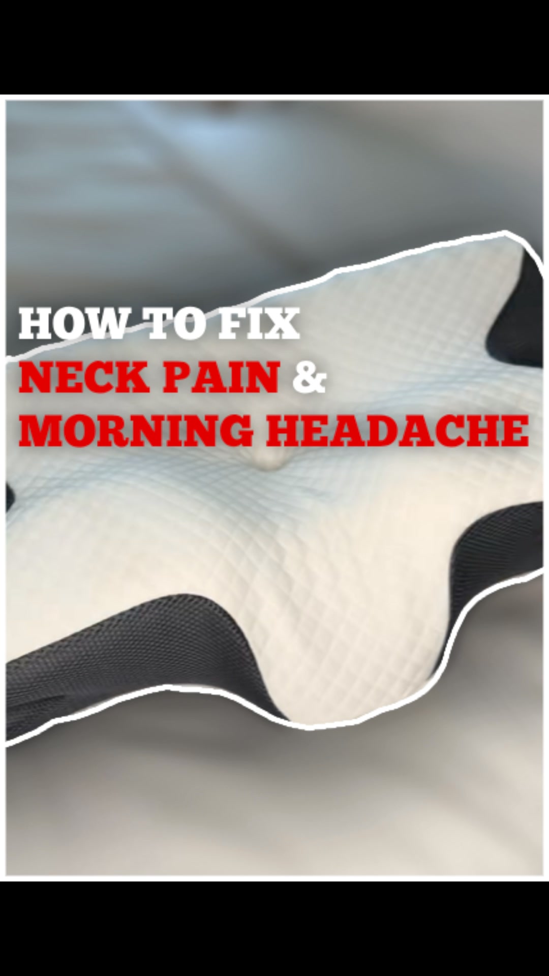 Cilvita® Memory Foam Neck Pillow ad creative