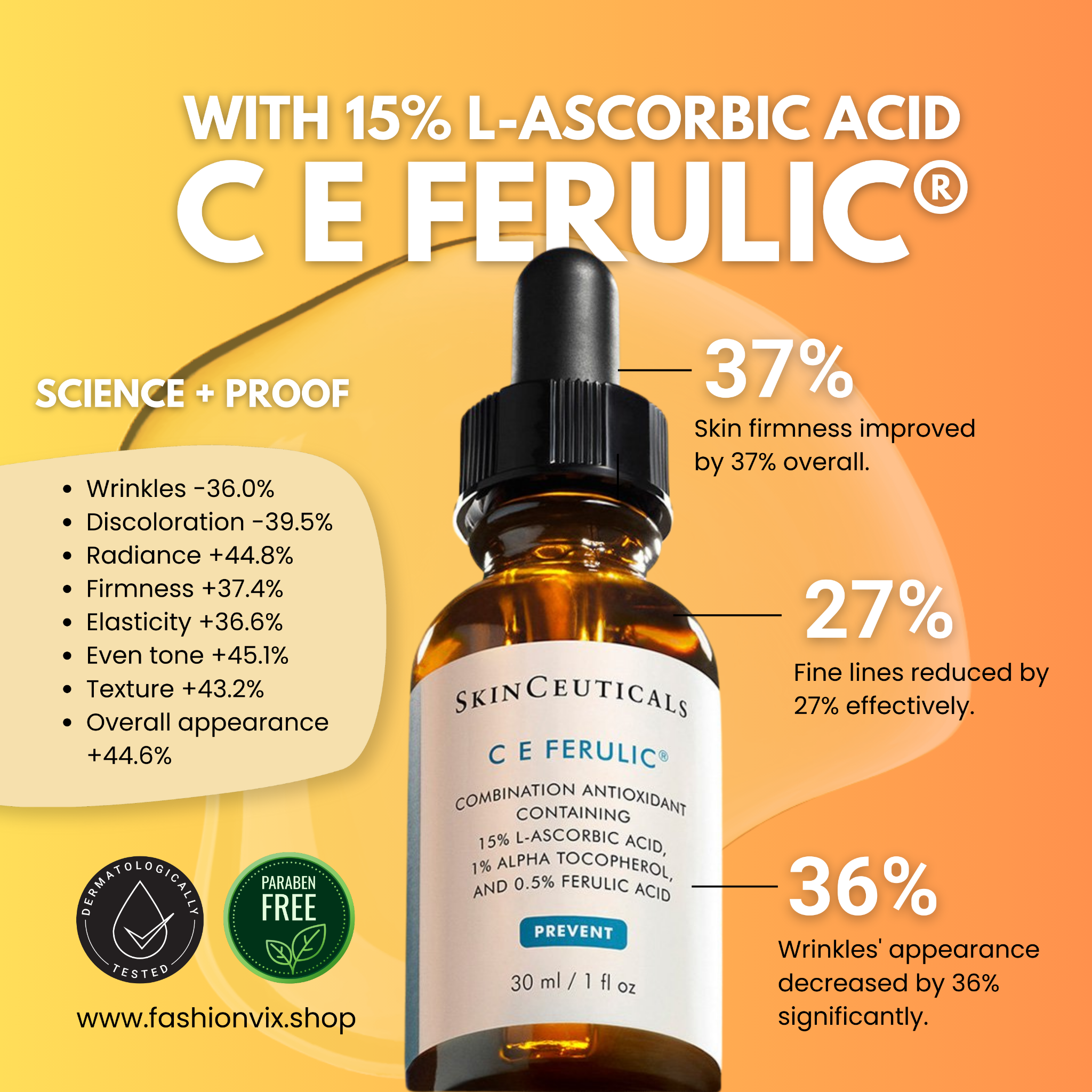 SkinCeuticals C E Ferulic® with 15% L-Ascorbic Acid ad creative