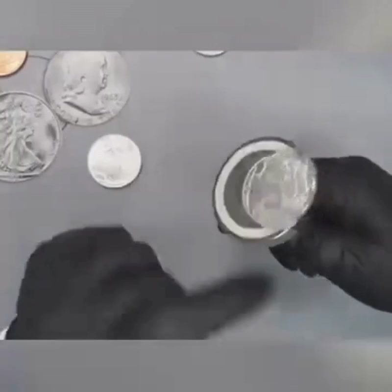 Silver Gold Coin ad creative