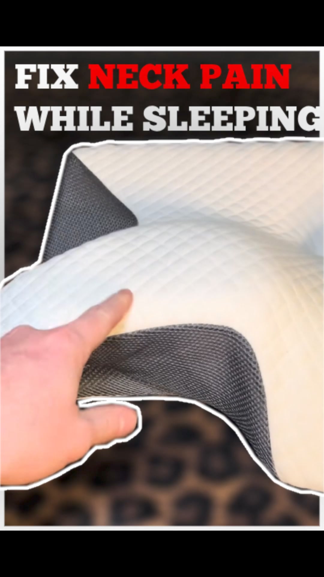 Cilvita® Memory Foam Neck Pillow ad creative
