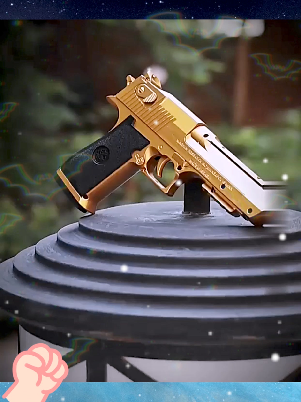 Desert Eagle Shell Ejecting Dart Blaster ad creative