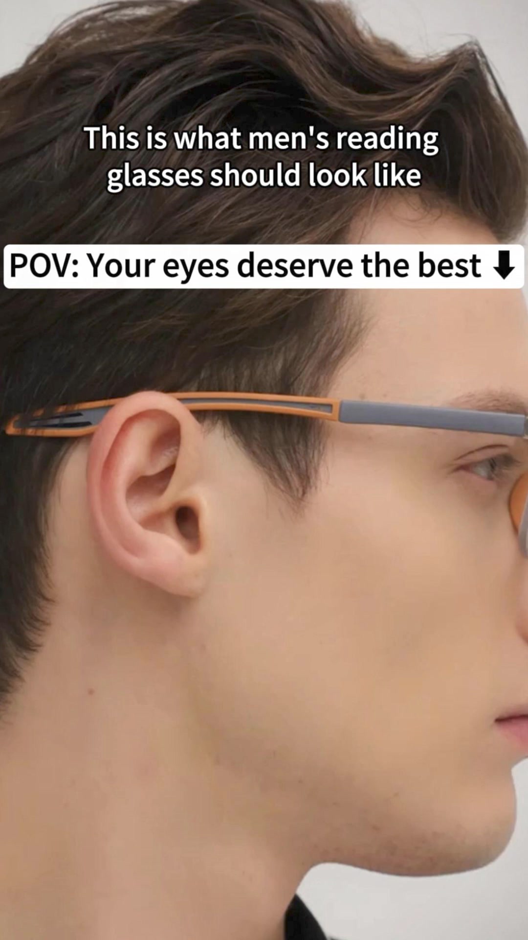 Sports Anti Blue Light Presbyopic Glasses ad creative