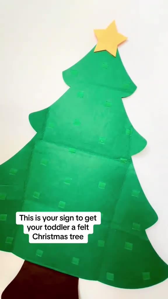Felt Christmas Tree ad creative