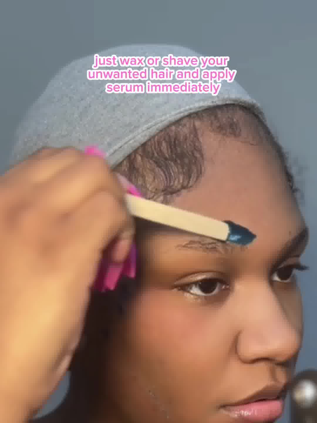 Hair Be Gone! Hair Inhibitor Serum ad creative