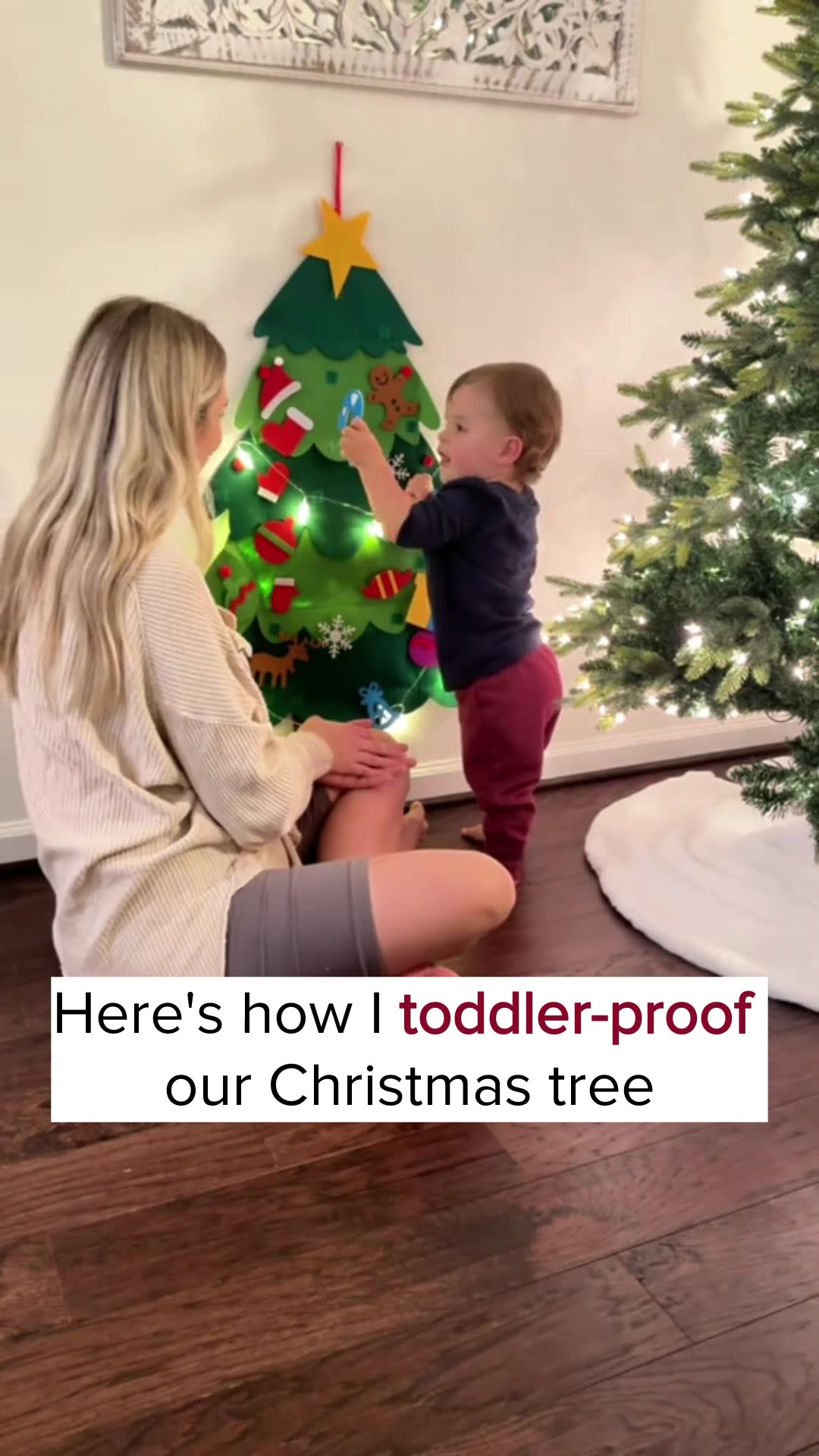 Felt Christmas Tree ad creative