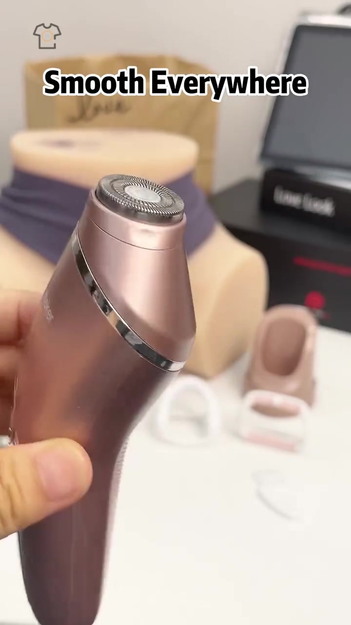 Women's 3-in-1 Electric Hair Removal Device - Epilator, Trimmer, and Shaver, Waterproof for Full Body Use ad creative