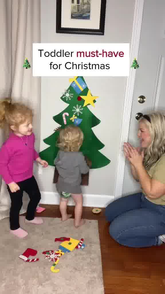 Felt Christmas Tree ad creative