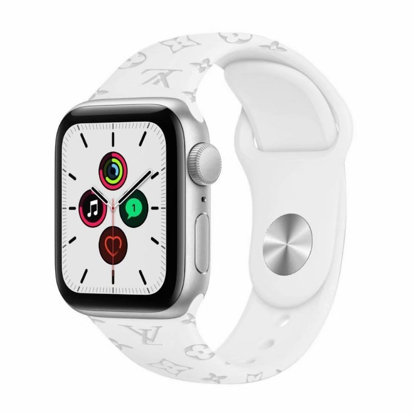 Silicone Embossed Soft Apple Watch Band 广告素材