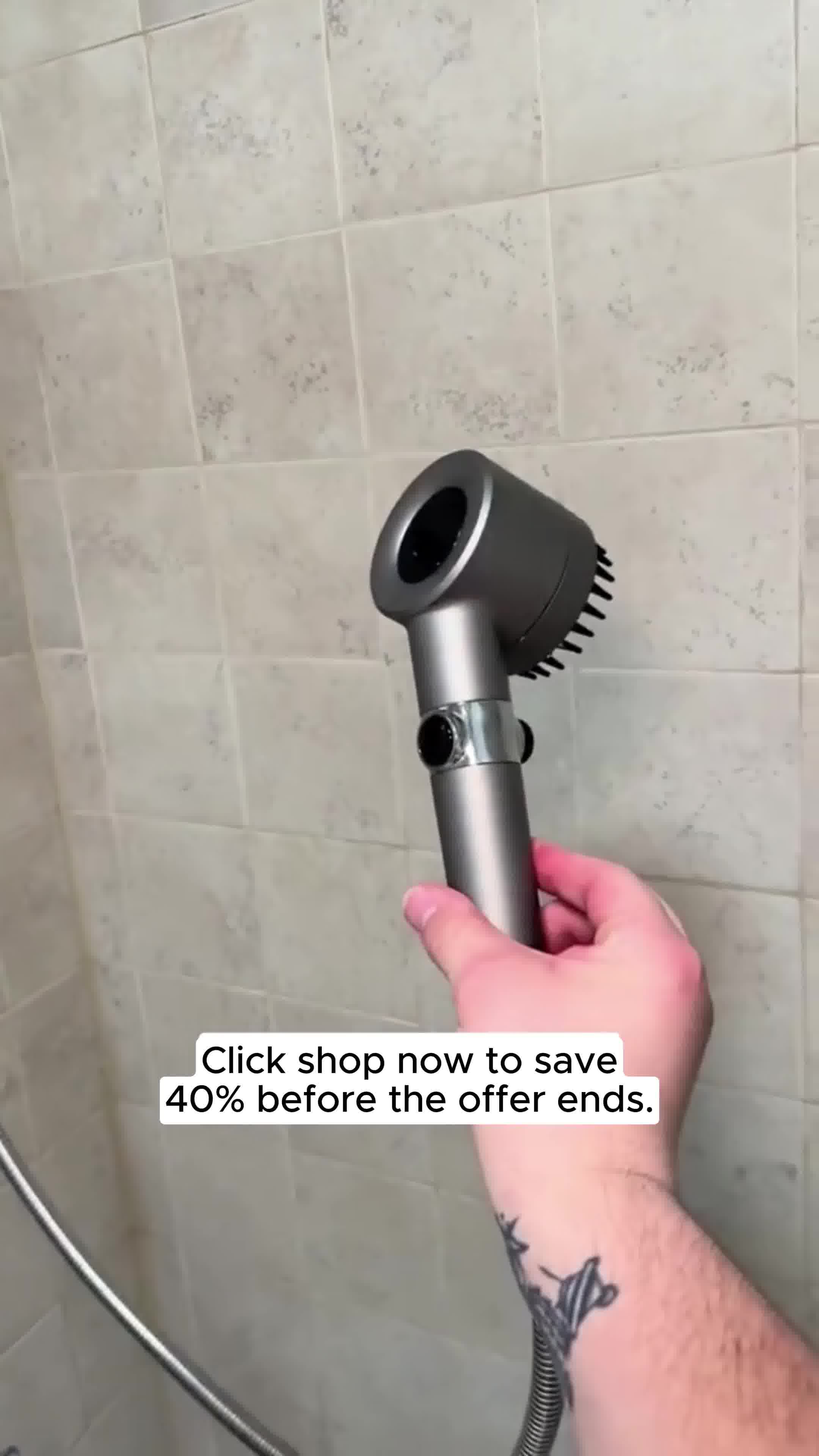 THE AQUA CHARKA SHOWERHEAD ad creative