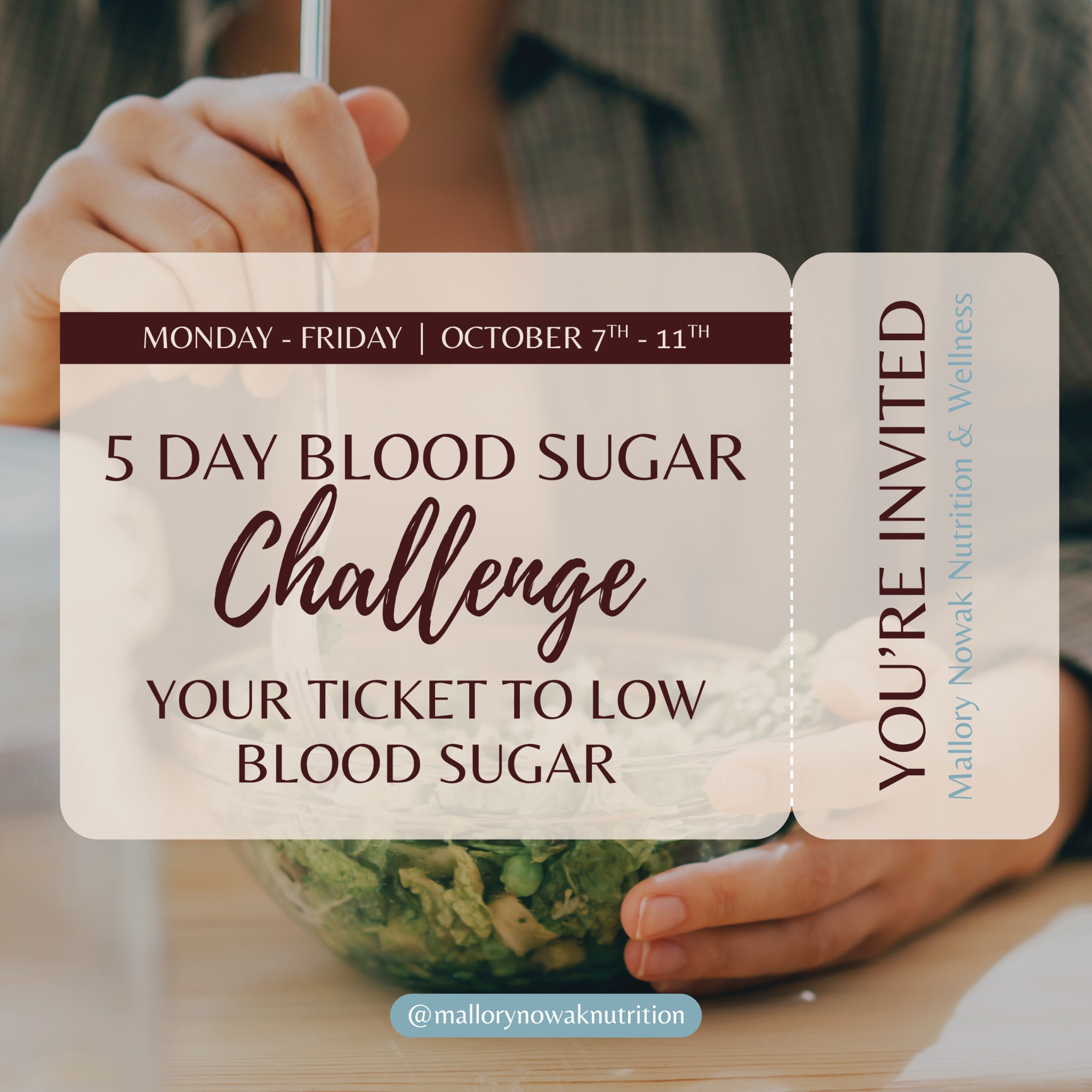 Mallory Nowak Nutrition & Wellness ad creative