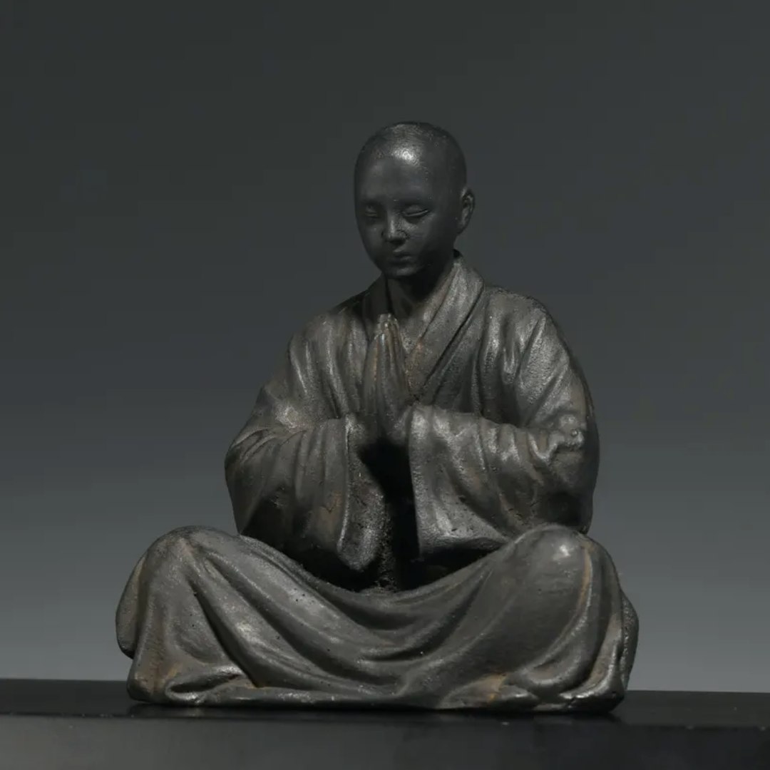 Sitting Buddhist Monk ad creative