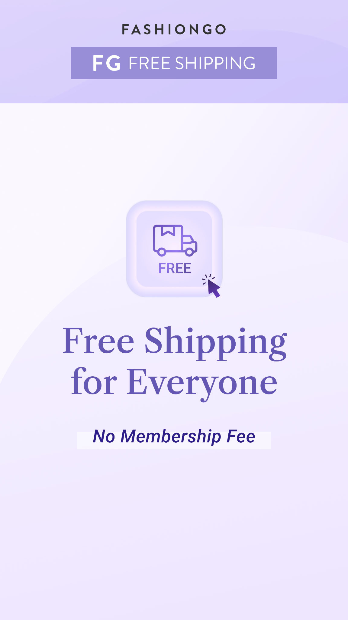 FG Free Shipping ad creative