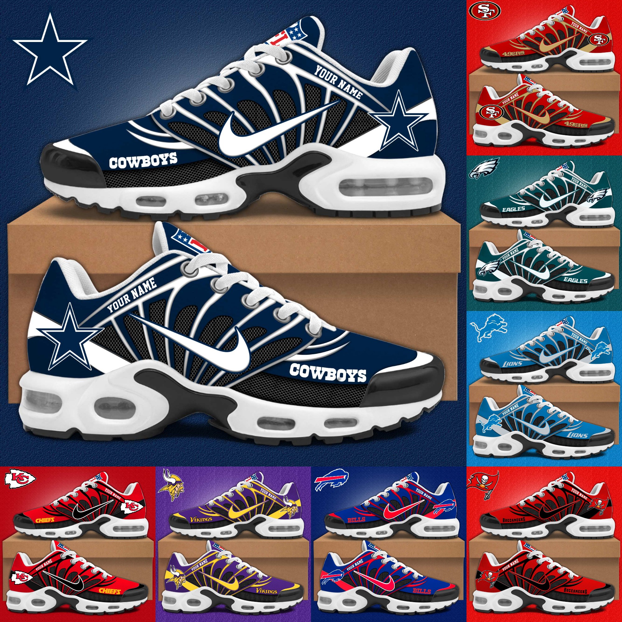 32 NFL TEAMS SPORT SHOES COLLECTION ad creative