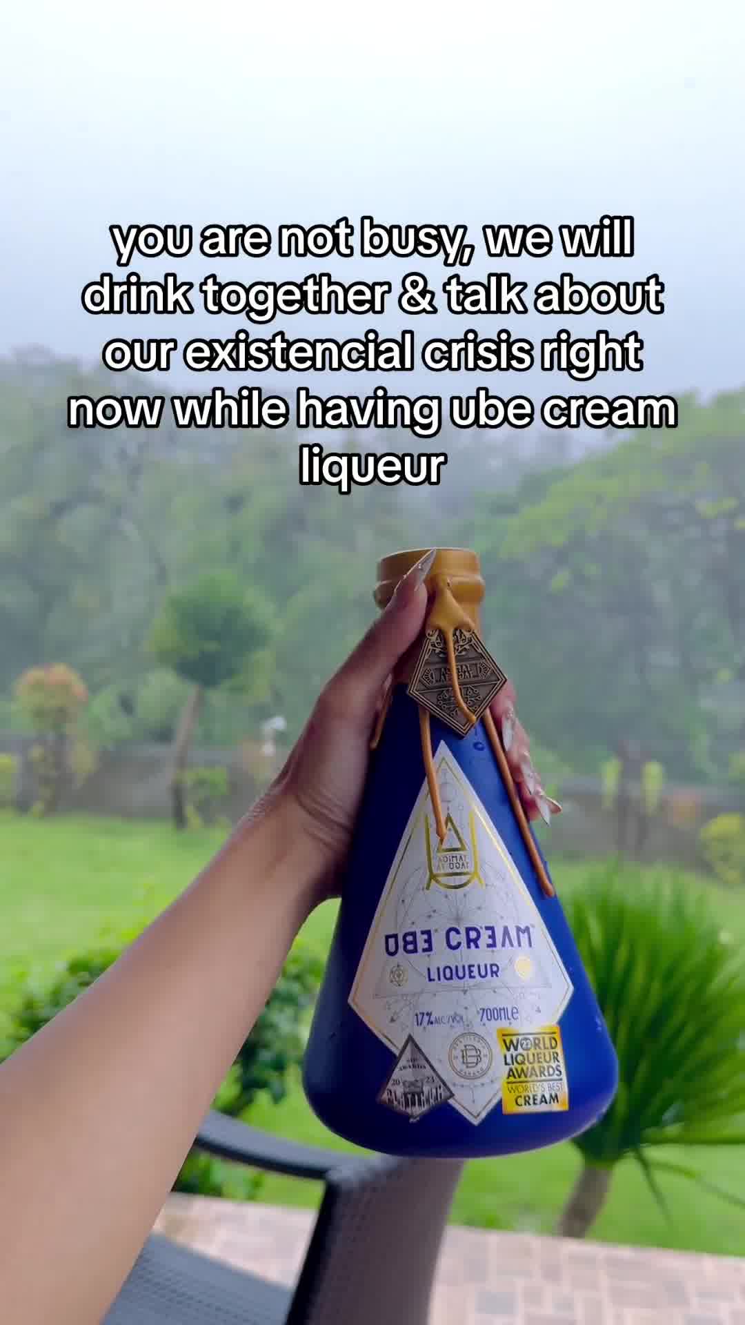 Ube Cream Liqueur 700ml ad creative