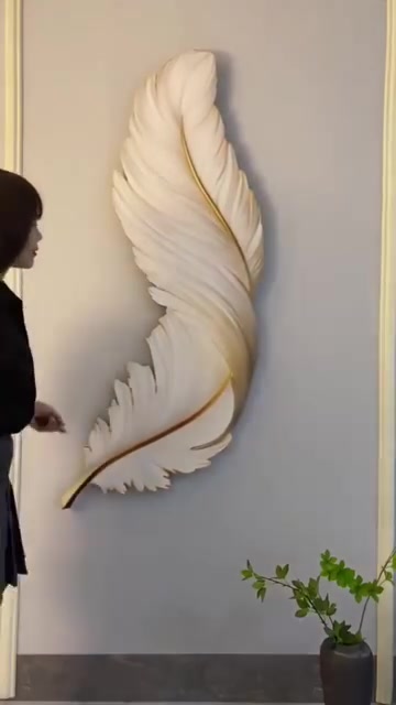 Luxury Feathers Modern Wall Lights Li002513 广告素材