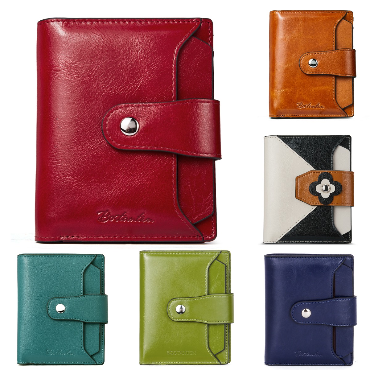 Lnna Hand Tooled Leather Wallet - Genuine Leather 广告素材