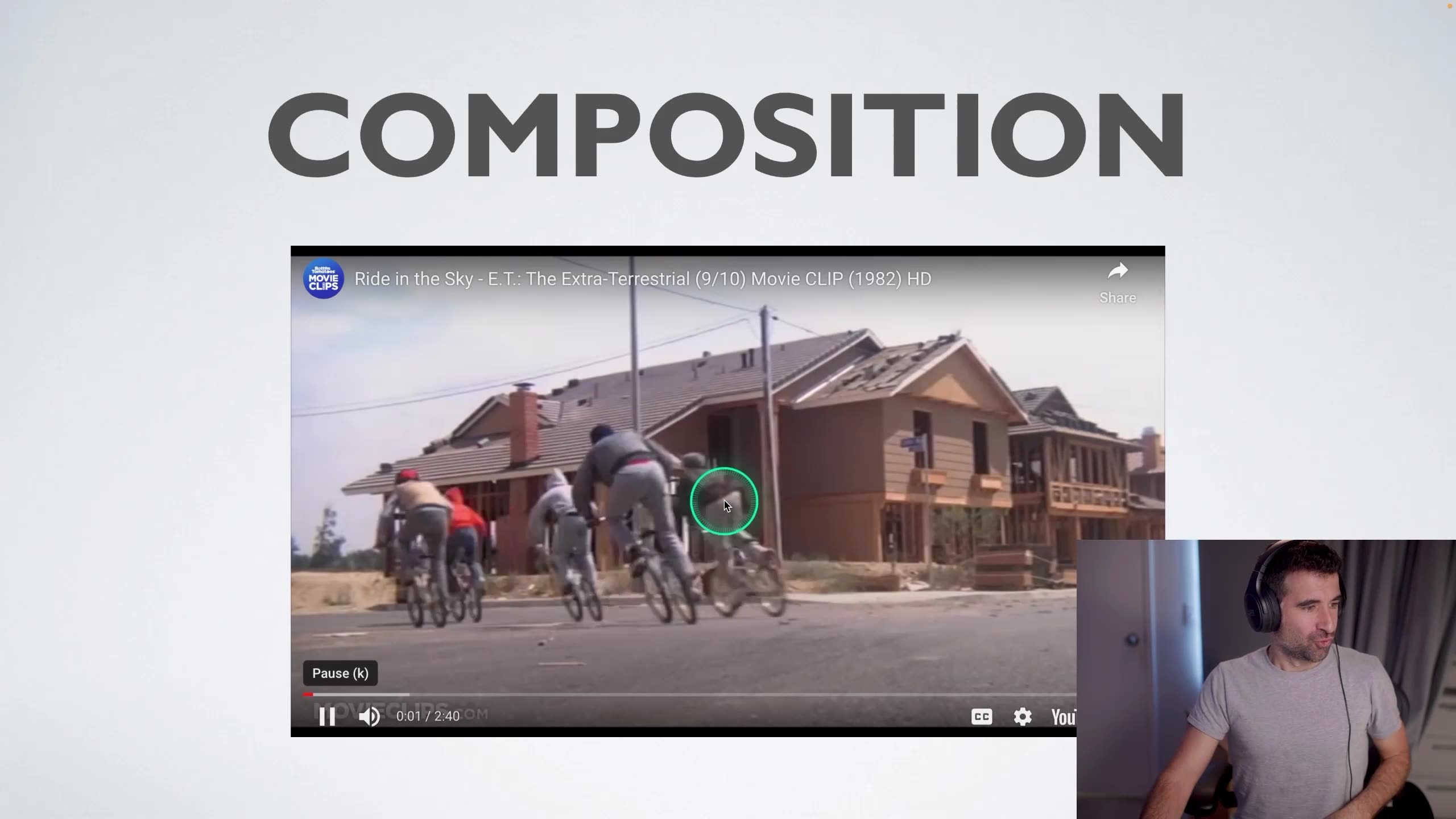 Cinematic Composing ad creative