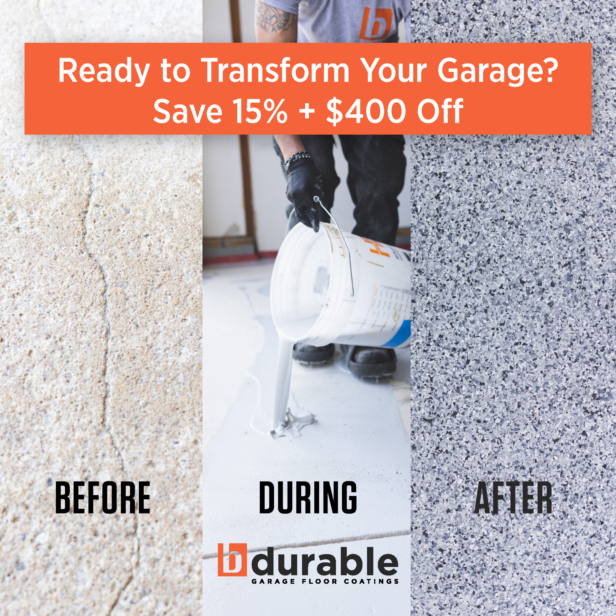 bdurable Garage Floor Coatings 广告素材