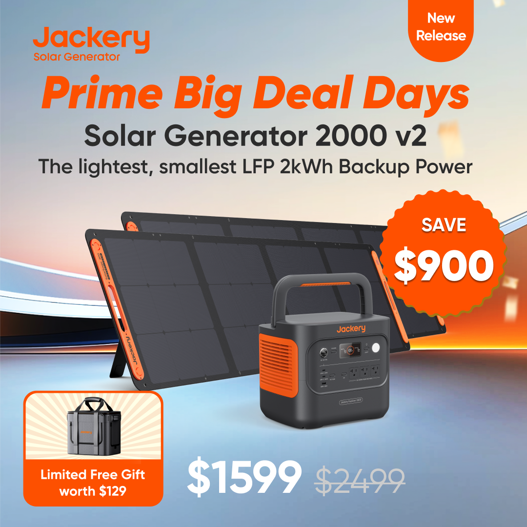 Jackery Solar Generator 2000 v2 广告素材