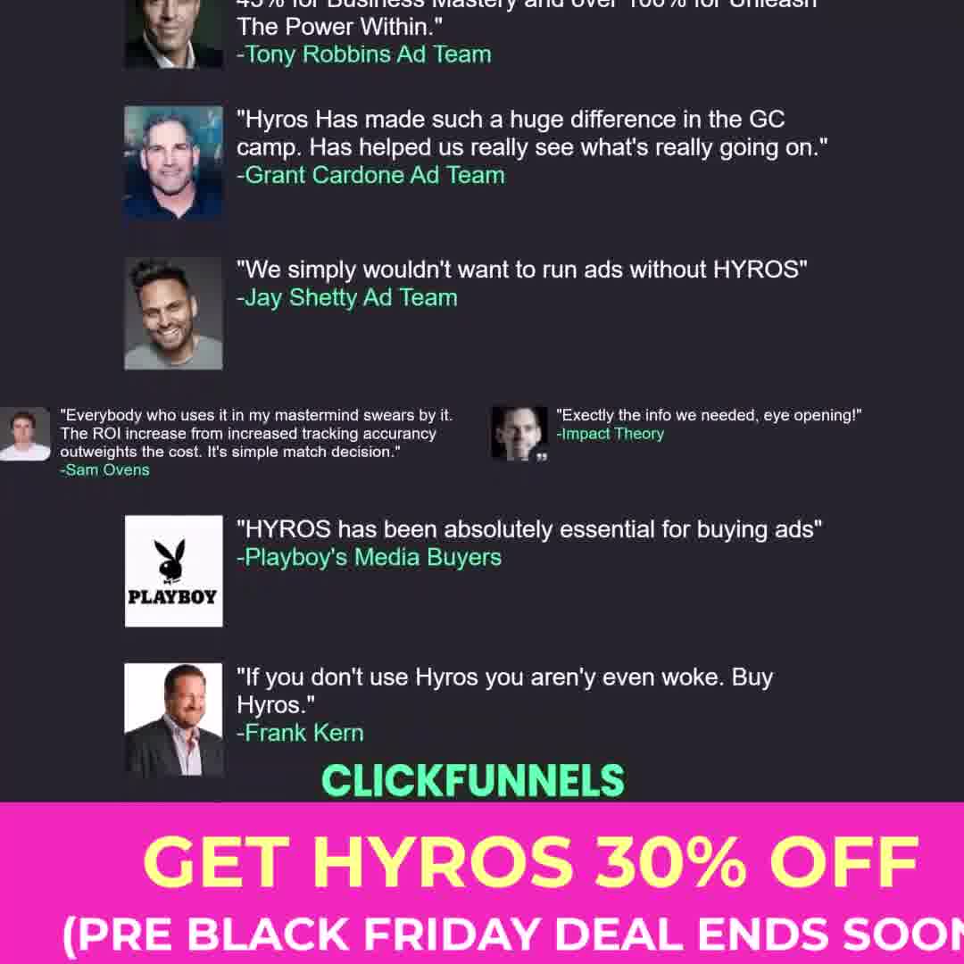 Hyros ad creative