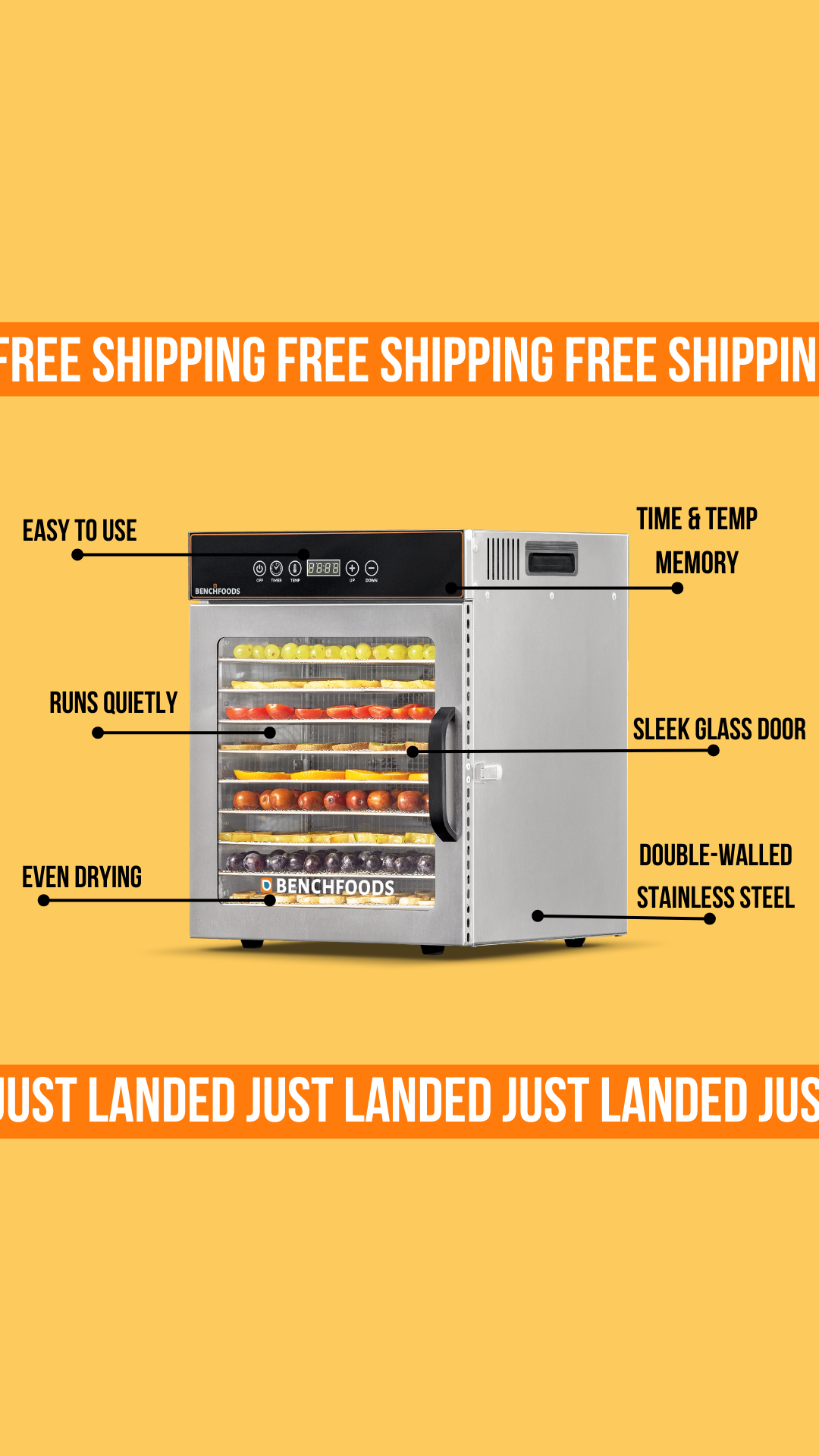 Use LAUNCH10 for 10% OFF plus Free Shipping 🚚 ad creative