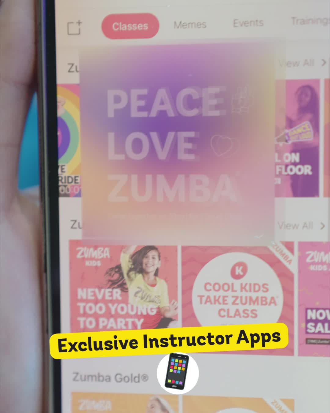 Zumba Fitness ad creative
