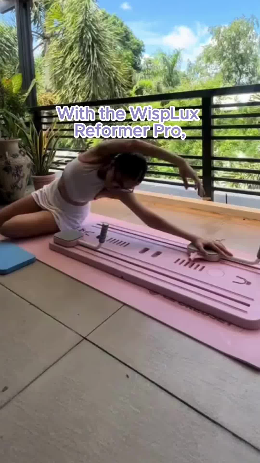WispLux™ Pilates Reformer Pro ad creative