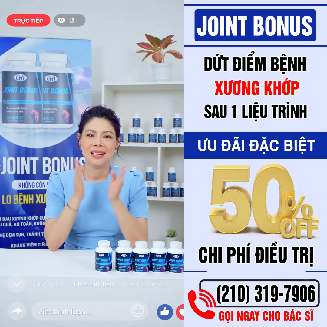 Joint Bonus - Điều Trị Xương Khớp Số 1 Hoa Kỳ 广告素材