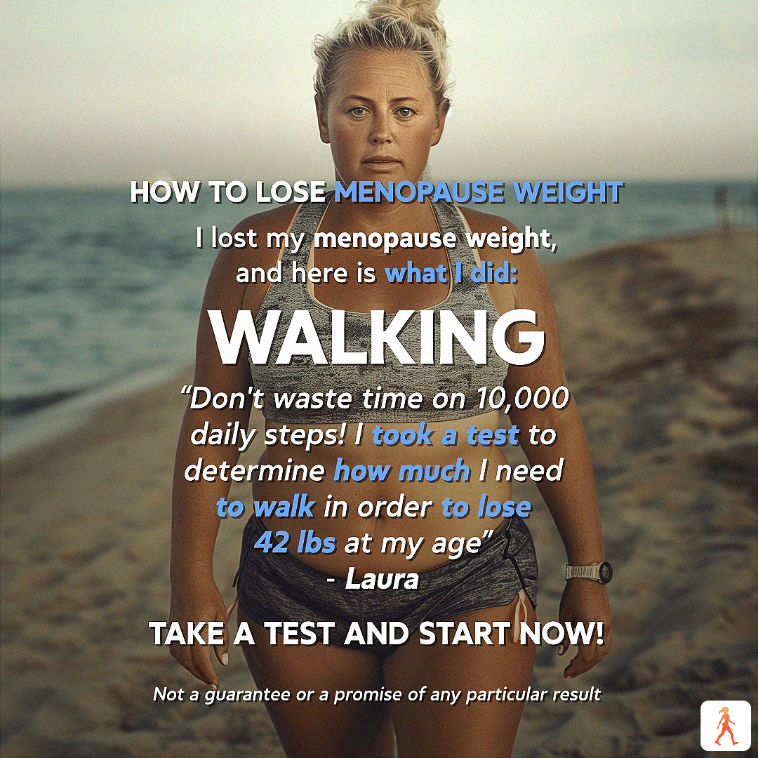 WalkFit Daily Walking Plan ad creative