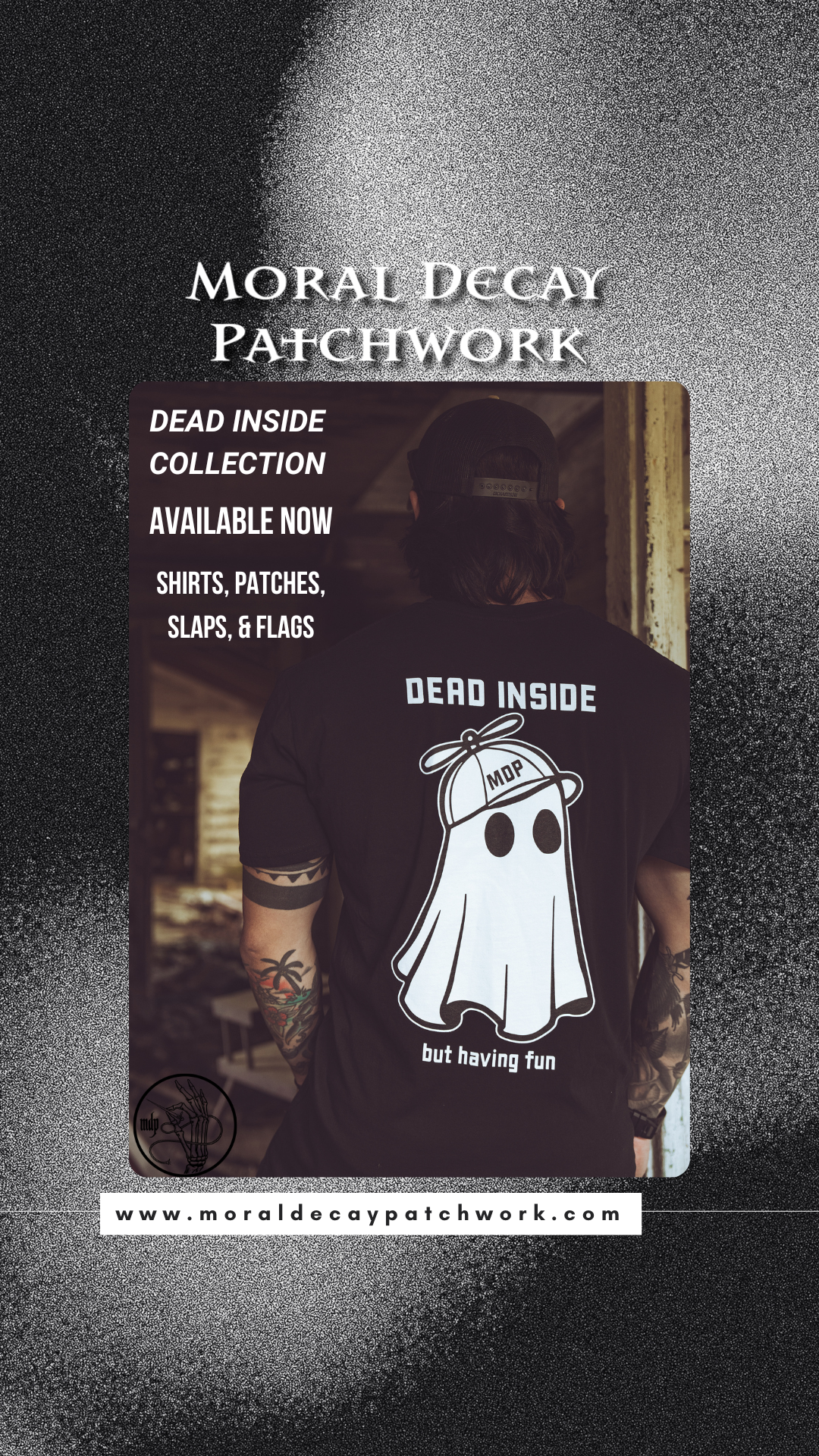Moral Decay Patchwork, LLC ad creative